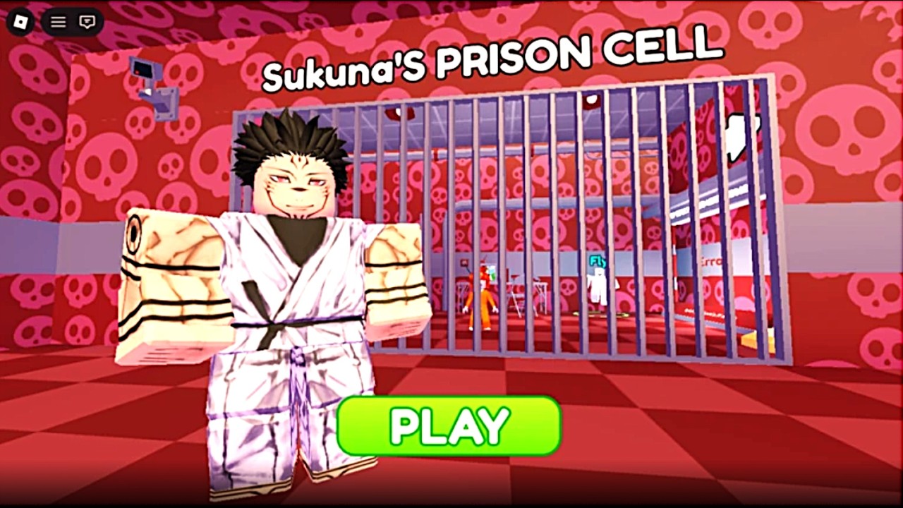 Sukuna'S PRISON RUN OBBY ROBLOX GAMEPLAY 