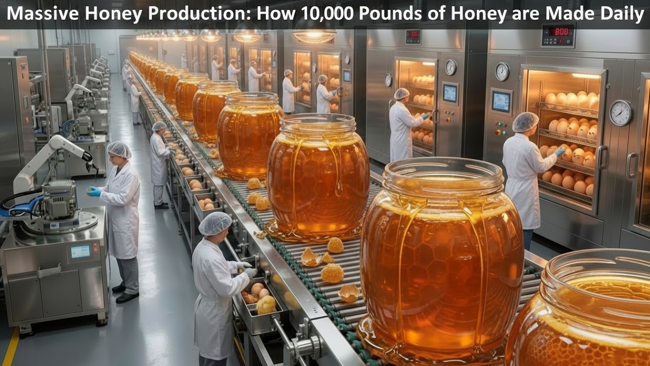 From 1 Million Bees to 10,000 Kg of Honey: The Full Industrial Loop