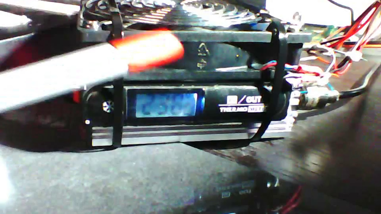 CB radio wzmacniacz Midland HF 747 mdyfikacja chłodzenia BD698