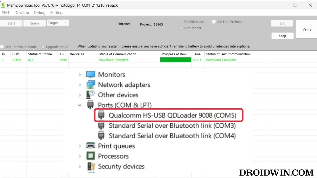 How to Boot any Android Device to EDL Mode/Qualcomm HS-USB QDLoader 9008 [4 Methods]