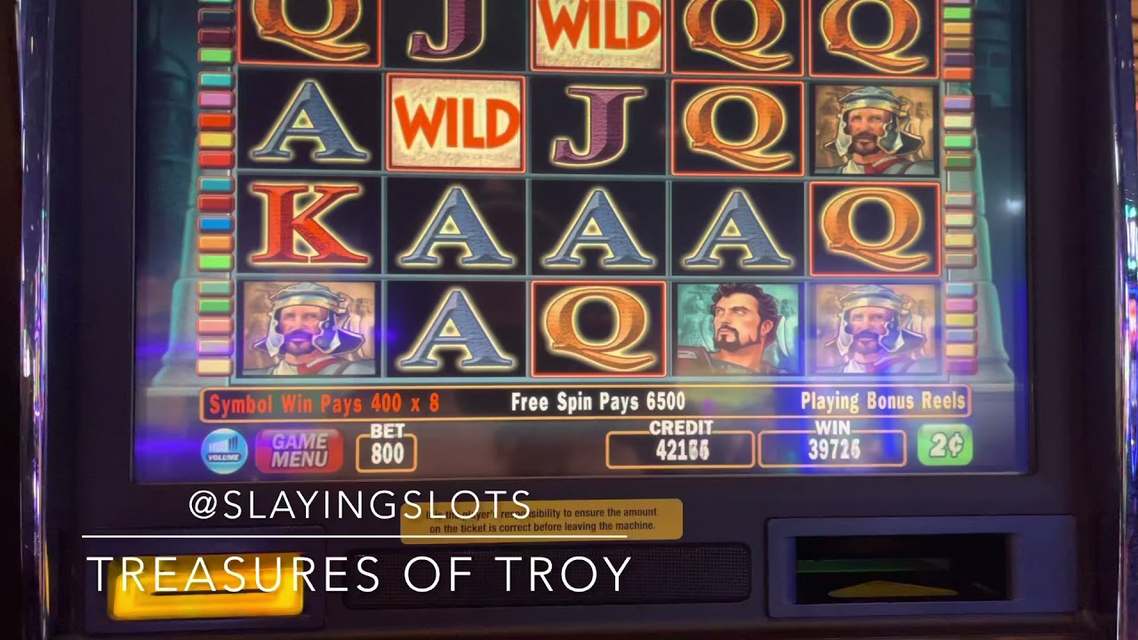 Treasures of Troy Slot - $16 Max Bet - Lots of Retriggers & JACKPOT!
