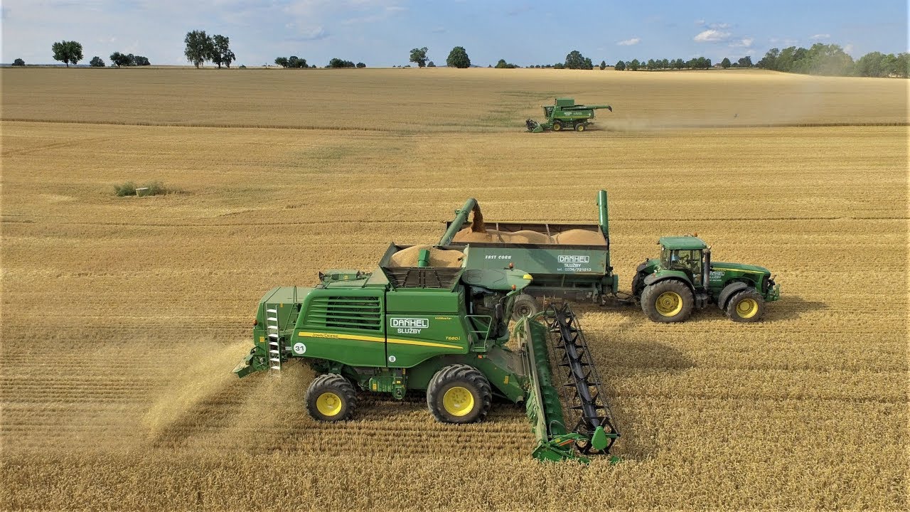 CTF harvest 2017 - NEW John Deere T660i, S690, 8320, 6190R |Daňhel Agro, Eurofarms Vlastiboř|