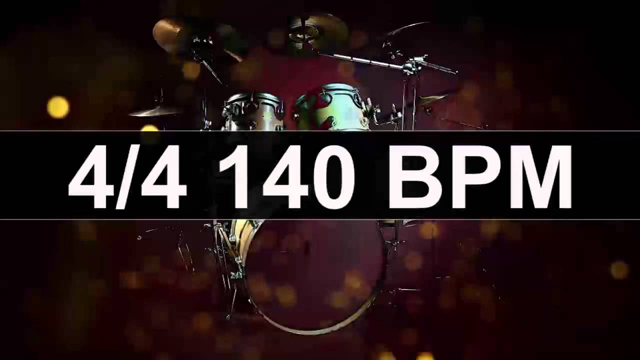 🔴 Drums Metronome 140 BPM