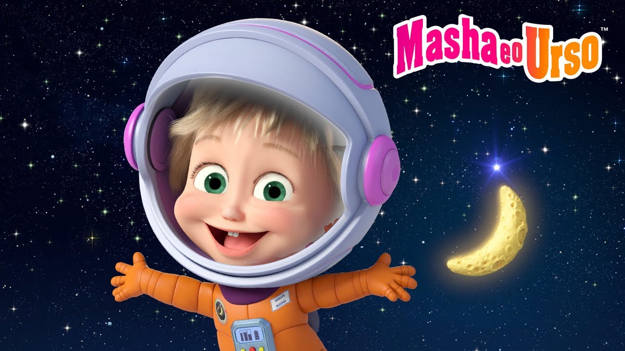 Masha e o Urso 👱‍♀️🐻 🌠🛰️ Saudações do Espaço 👽 Coleção de desenhos animados