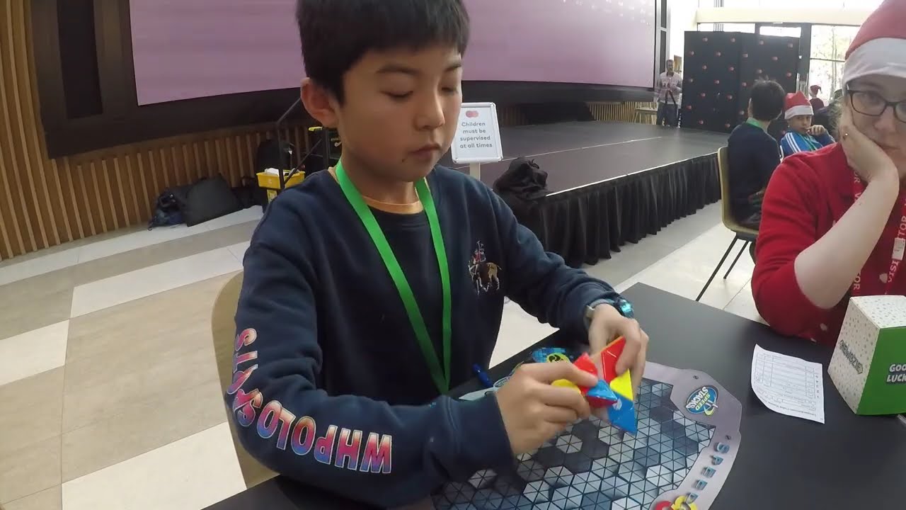 Leopardstown Cube Races 2025 13th-14th December Pyraminx 5 solves