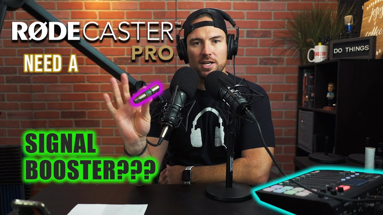 Does the @rodemic  RODEcaster PRO need a mic preamp? (fethead, cloudlifter)