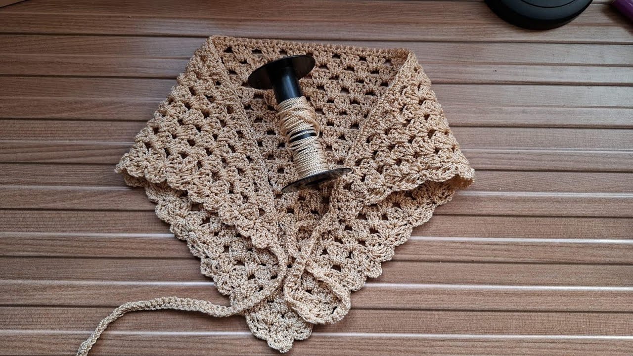 Bandana de croche 