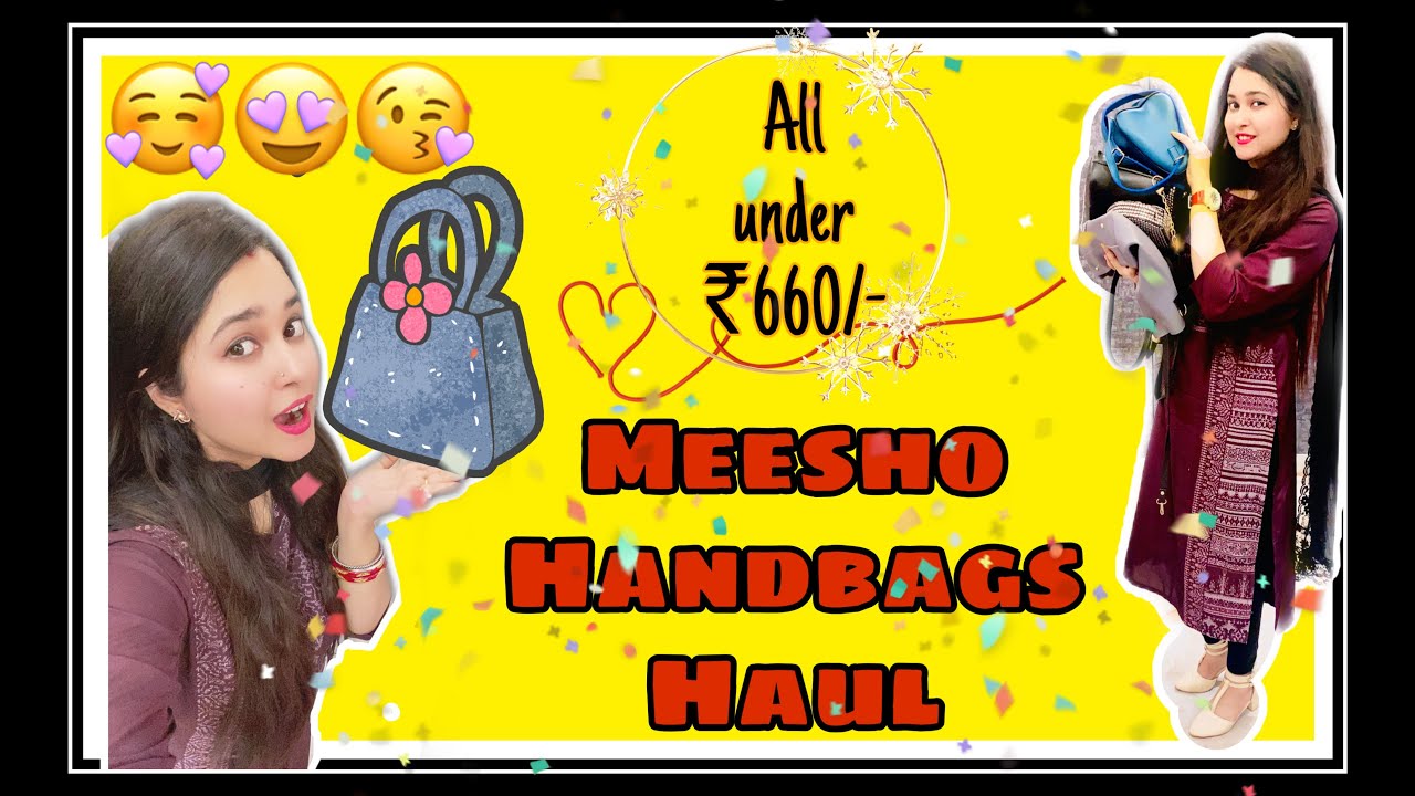 Meesho Handbag Haul || Aayushi Lovey Mayuresh || #Handbang #Affordable #Clutch #fashion