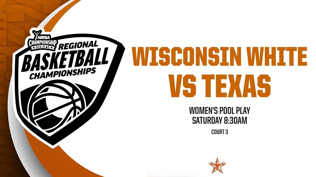 Wisconsin White vs Texas | Women's Court 3 | Saturday 8:30AM | Full Game
