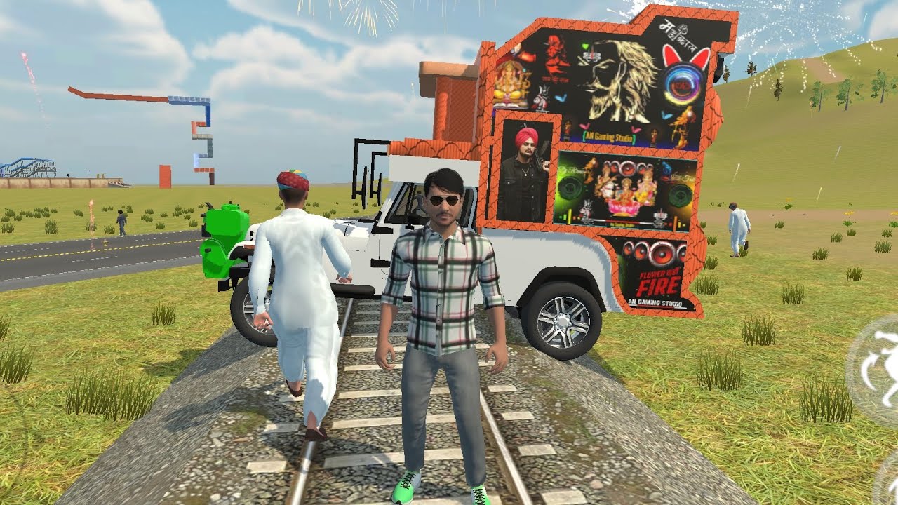 ￼ Indian tractor driving gaming video 4K trading video