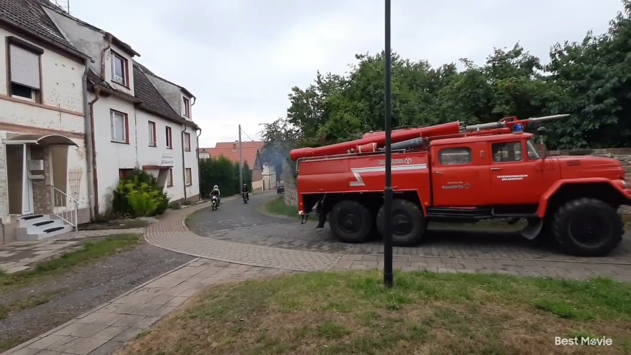 Aufbruch zum Oldtimertreffen Holdenstedt 2022.