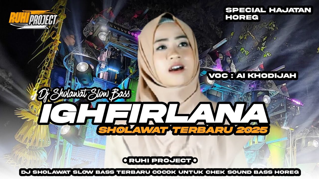 DJ SHOLAWAT IGHFIRLANA || SLOW BASS X JARANAN DOR TERBARU 2025