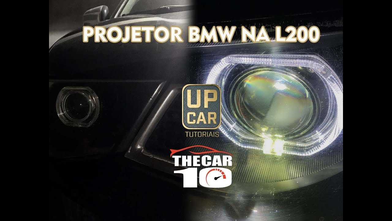 Projetor BMW na  L200 Triton!