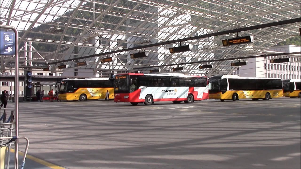 Carpostal &agrave; la gare routi&egrave;re de Coire