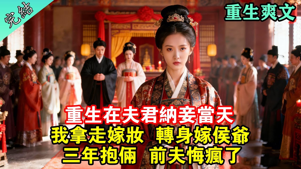 重生在夫君納妾當天，我拿走嫁妝轉身嫁侯爺，三年抱倆，前夫悔瘋了……#重生 #古風小說  #古言  #有聲書 #聽書館 #小說  #爽文#完結 #小說推薦 #小說推文  #一口氣看完 #一口氣聽完