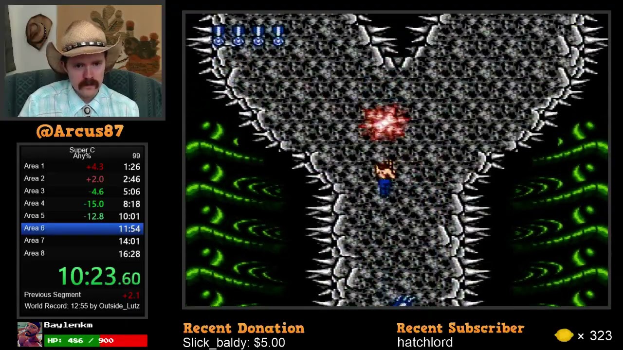 Super C NES speedrun in 16:27 by Arcus