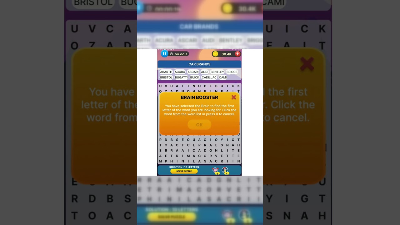 Wonderword Word Search