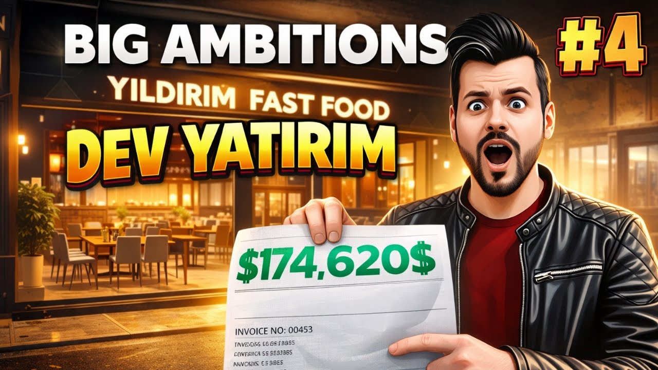 🤑 MİLYONER OLMA YOLUNDA DEV ADIM! Yeni Restoranın Maliyeti Şok Etti | Big Ambitions #4