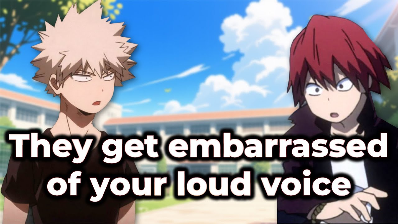They get embarrassed of your loud voice | Kiribaku x Listener | My Hero Academia ASMR