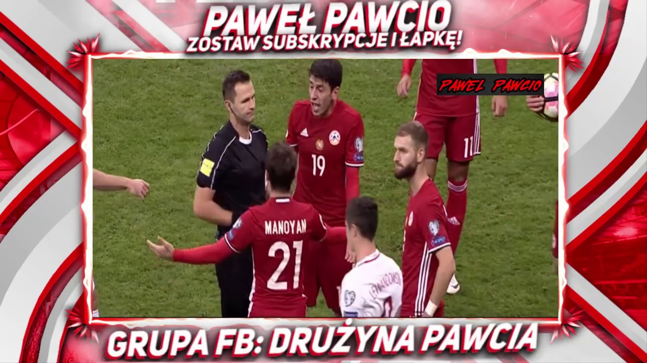 Polska 2-1 Armenia Elm  MŚ 2018, skrót meczu, Polski komentarz HD