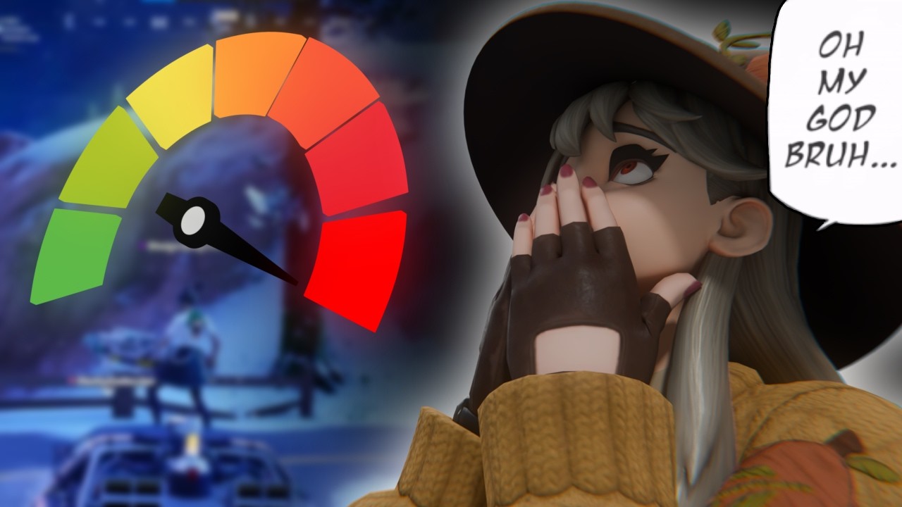 melting my cortisol levels trying to play Fortnite