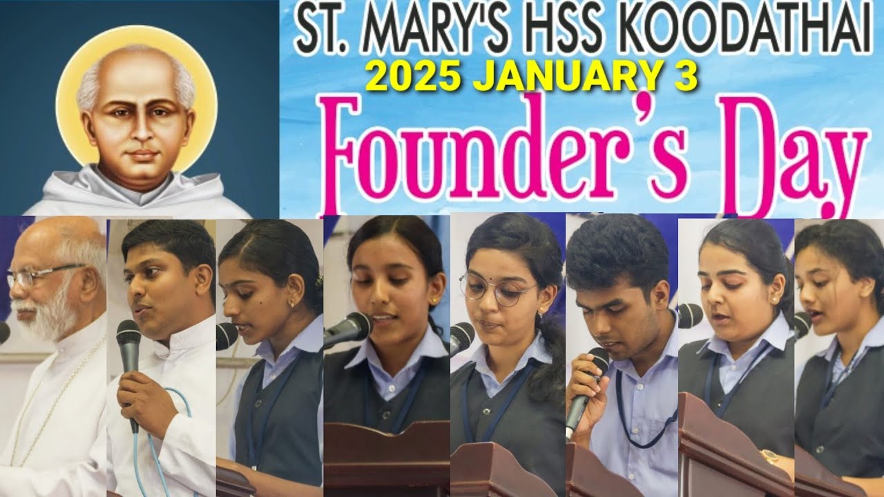 ST.CHAVARA KURIAKOSE ELIAS: FOUNDER'S DAY CELEBRATION AND CHAVARA SEMINAR  2025 JAN 3