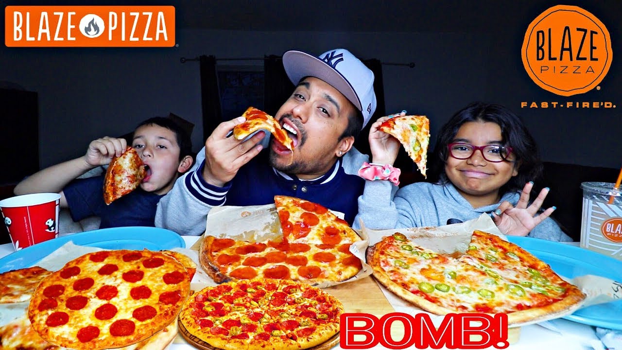 😋•CHEESY* Pizza | BLAZE PIZZA, CHEESE PIZZA, JALAPEÑO PIZZA, PEPPERONI PIZZA Mukbang/Eating Show