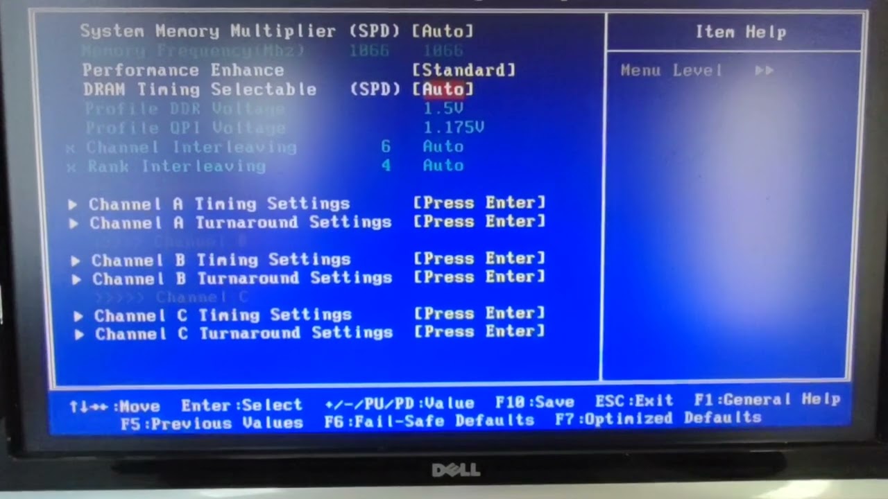 Gigabyte GA-X58A-UD3R i7-950 BIOS Settings