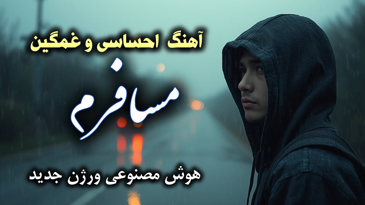 مسافرم شکسته‌دل | Musaferam Shukaste Del | آهنگ احساسی و غمگین هوش مصنوعی 
