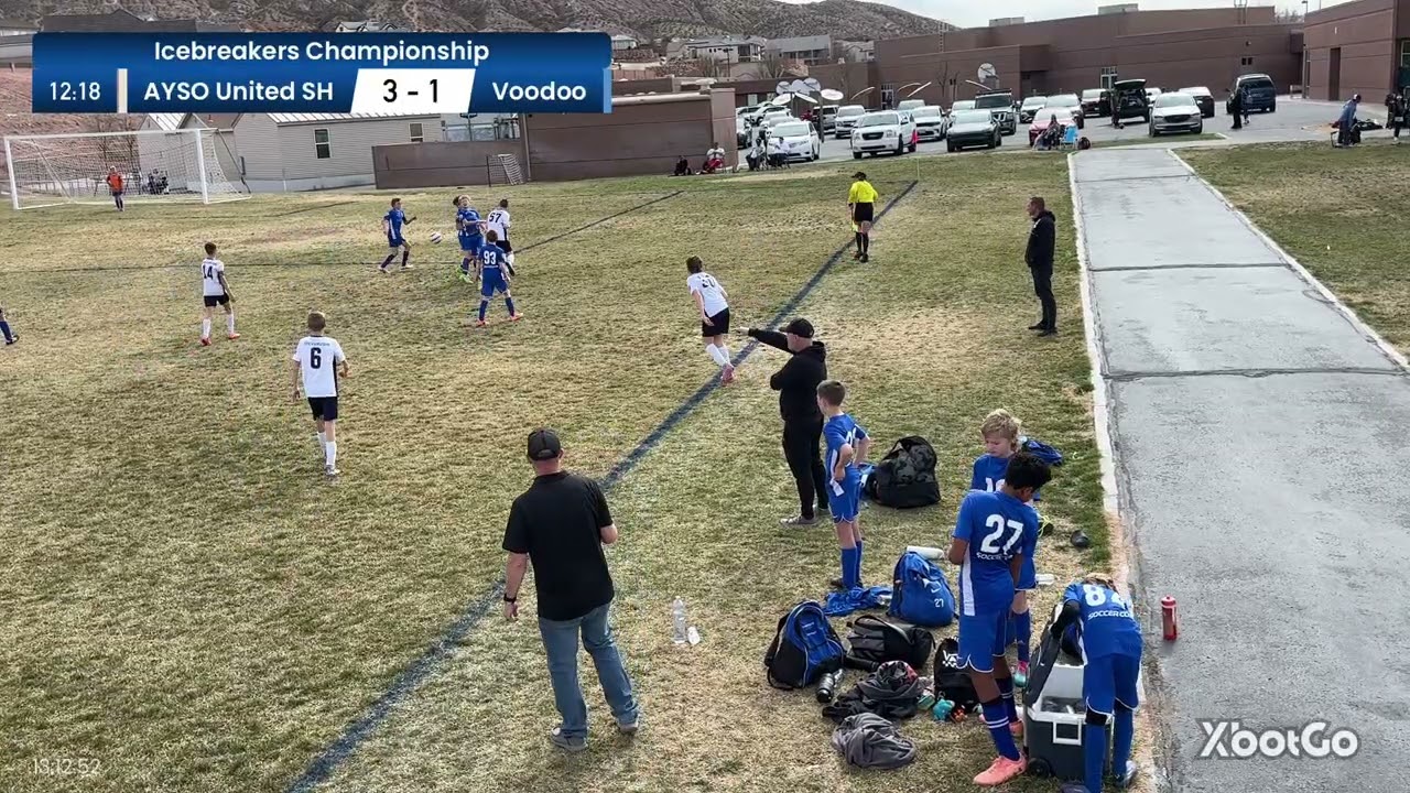AYSO United vs Voodoo (Shooters). 2/16/26 Icebreakers Championship 2nd Half