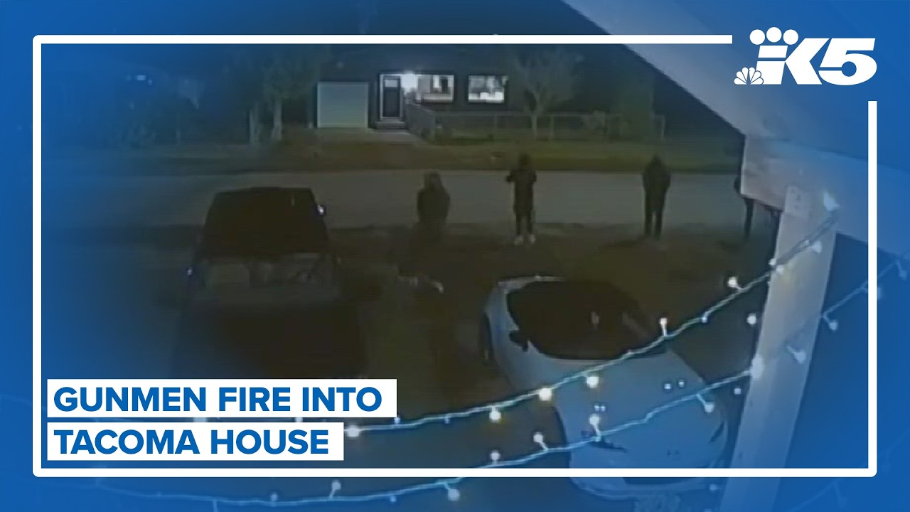 Gunmen fire into Tacoma home as family sleeps