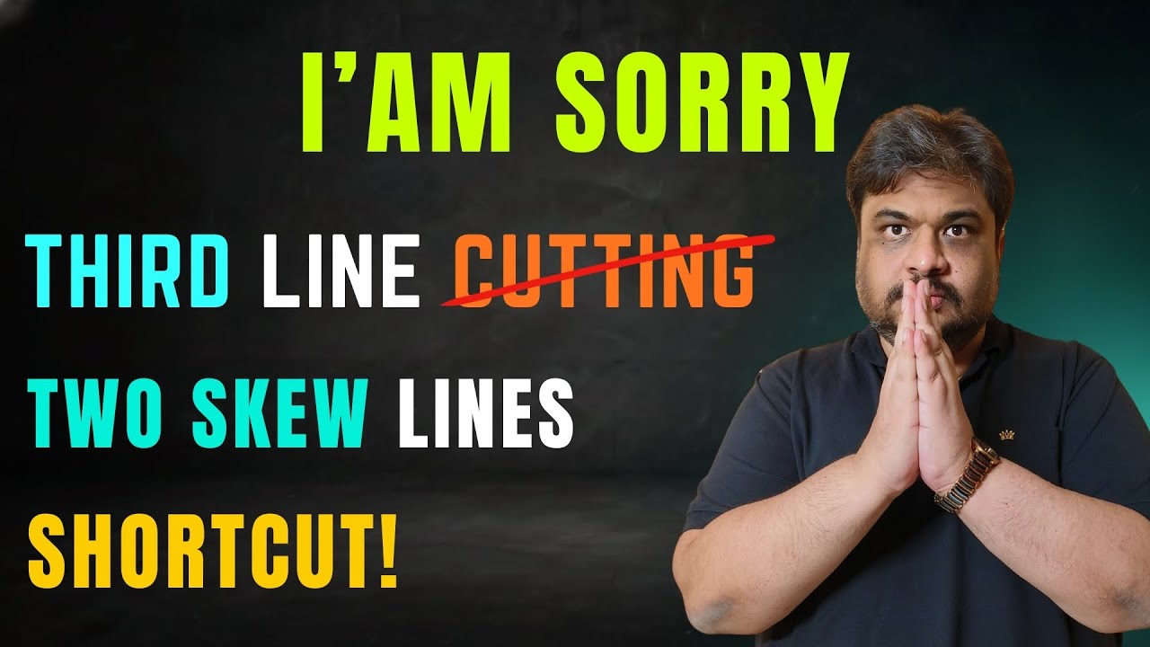 I'am Sorry Vector 3D Shortcut | JEE 2026–27 | Anshul Sir