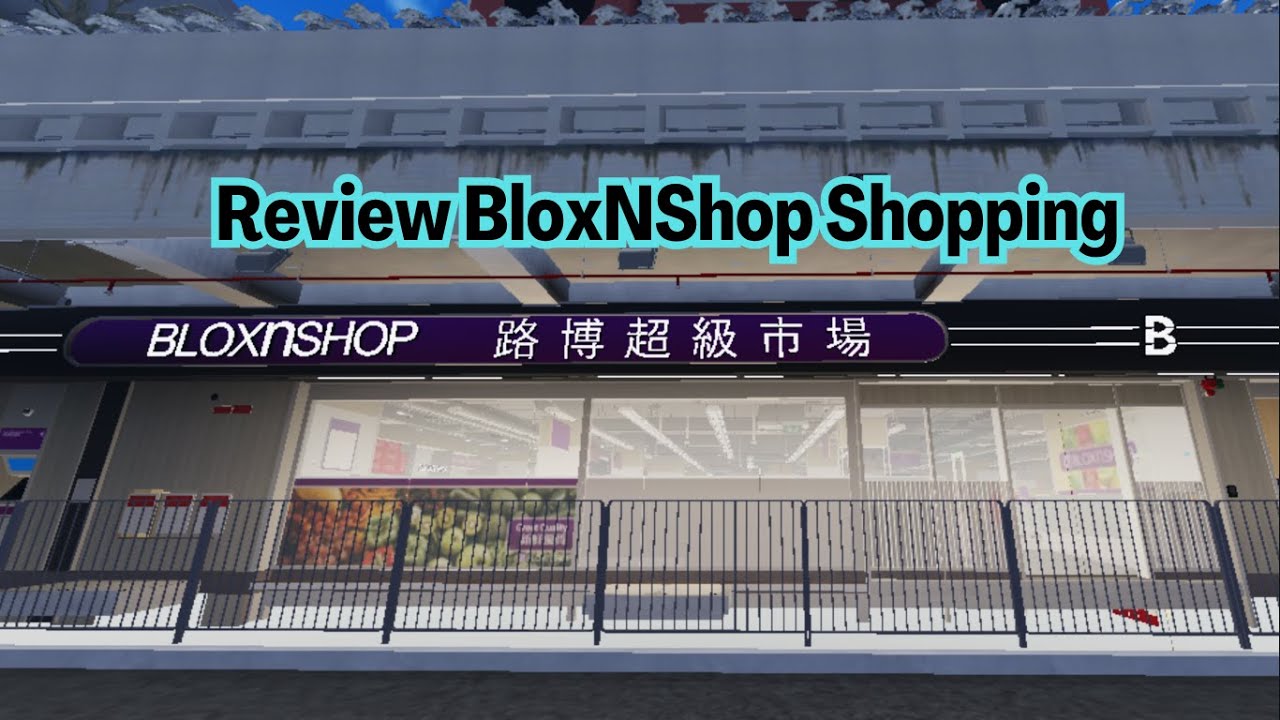 Review BloxNShop Shopping (Roblox) Mr Gaming