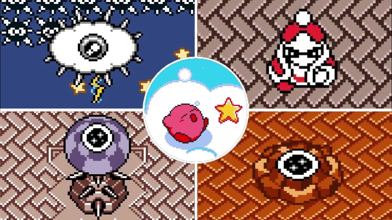 Kirby Tilt ’n’ Tumble (Game Boy Color) All Bosses (No Damage)