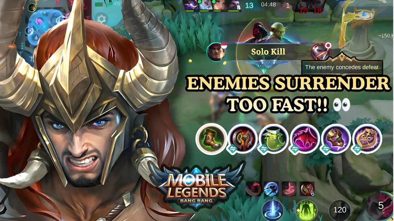 Lapu-Lapu Dual Mode OP! Insane Burst Fighter ! Auto Surrender — Mobile Legends ⚔️🔥