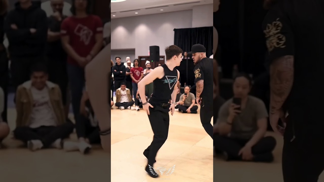 Part 1. INSANE Demo with Bro 🔥😎 Insta: @leolorenzooo @dance_pedrinho #dance #couple #zouk #bro