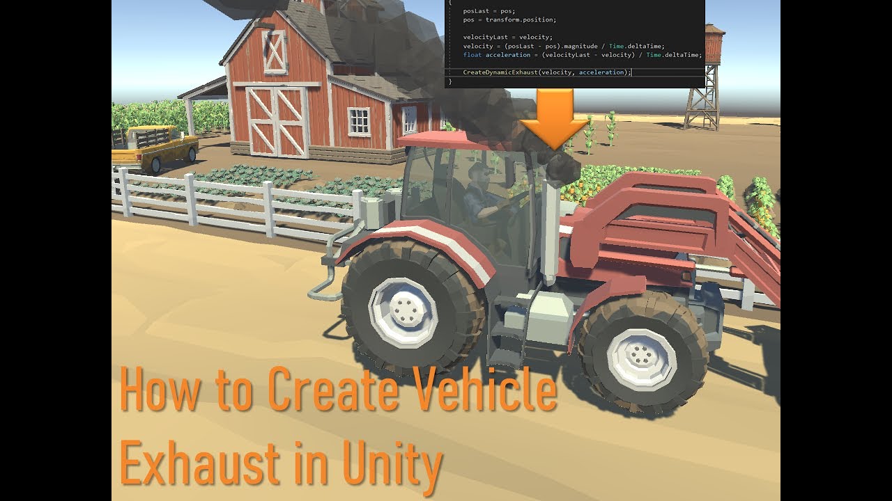How to Create a Particle System and Code a Vehicle Exhaust in Unity