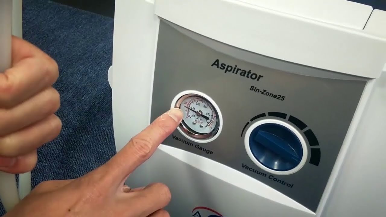 How to check the function of Suction Machine for the first time?