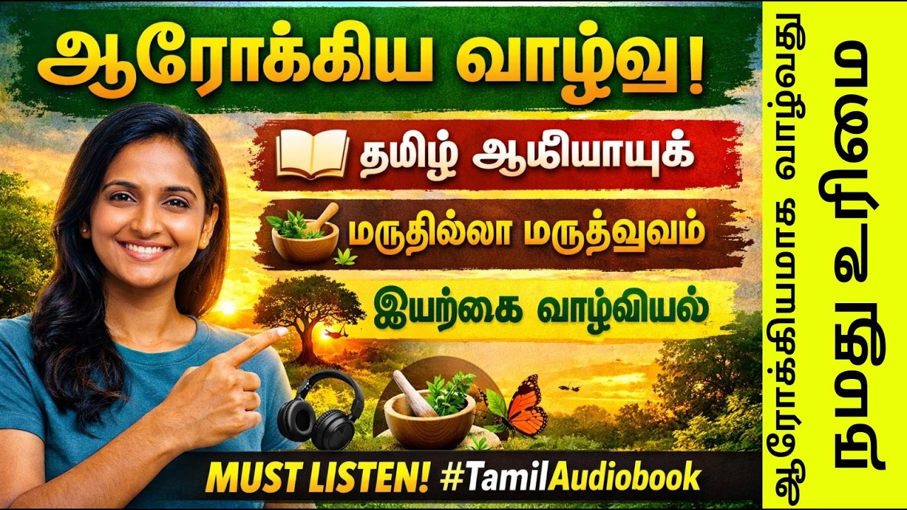 ஆரோக்கிய வாழ்வு || தமிழ் ஆடியோபுக் || மருதில்லா மருத்துவம் || இயற்கை வாழ்வியல்  #tamilaudiobook