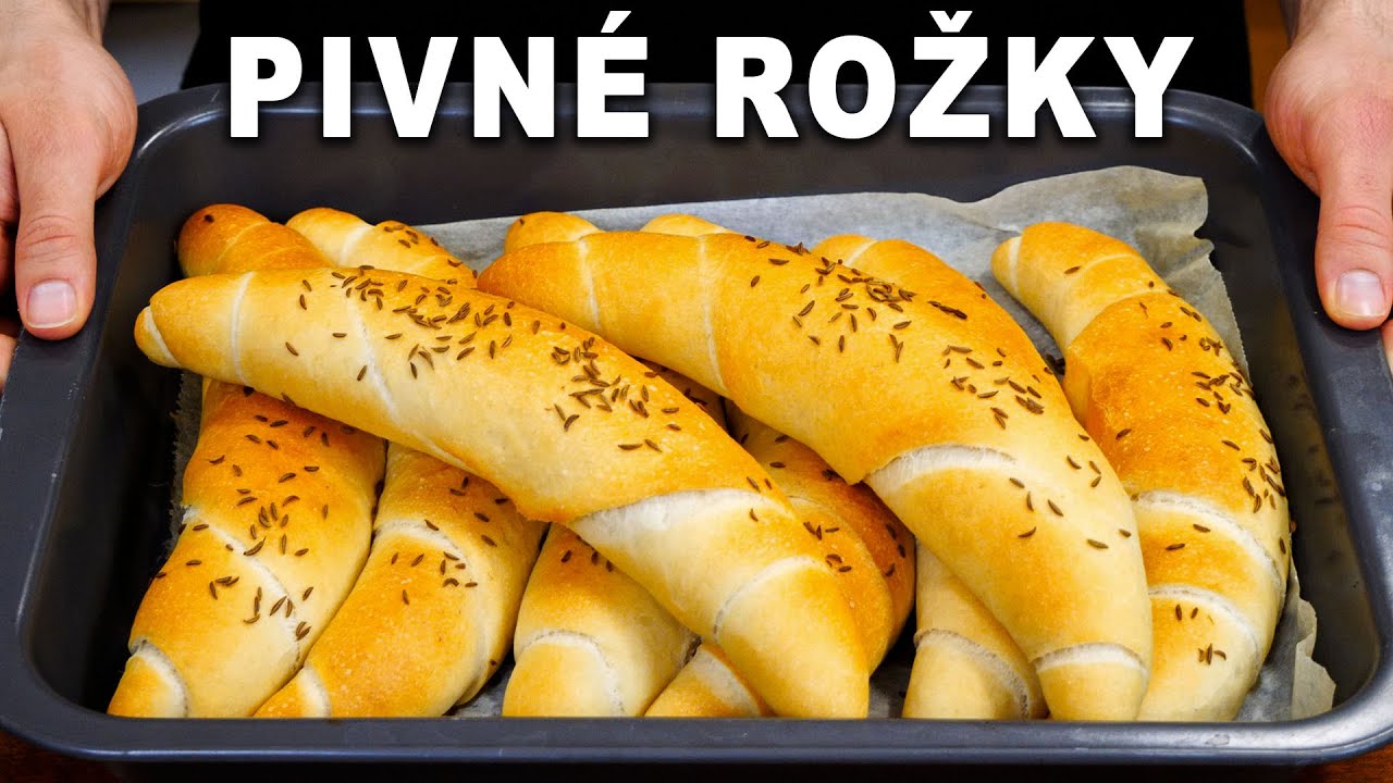 Dom&aacute;ce PIVN&Eacute; ROŽKY &ndash; Chrumkav&eacute;, nad&yacute;chan&eacute; a &Uacute;PLNE JEDNODUCH&Eacute;! 🍺🥐