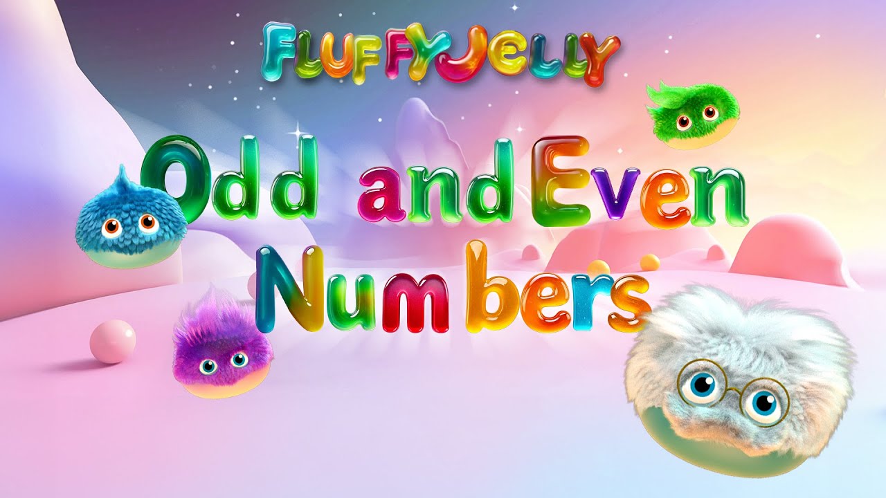 Fluffy Jelly #fluffyjelly  #math #matheducation #kidsmath #kidseducation #odd and even numbers
