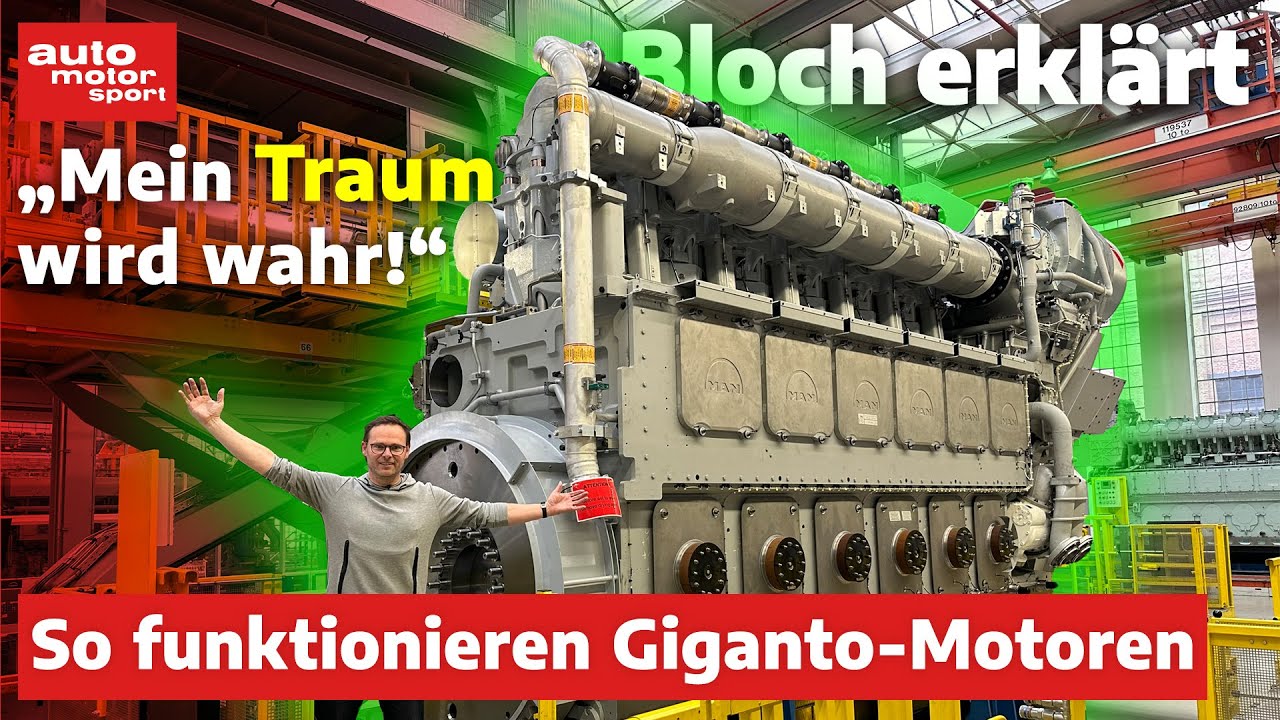 Die größten Motoren der Welt!  Bloch erklärt #248 | auto motor und sport