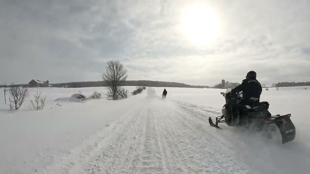 Sledding OFSC Trails (Owen Sound to Collingwood)