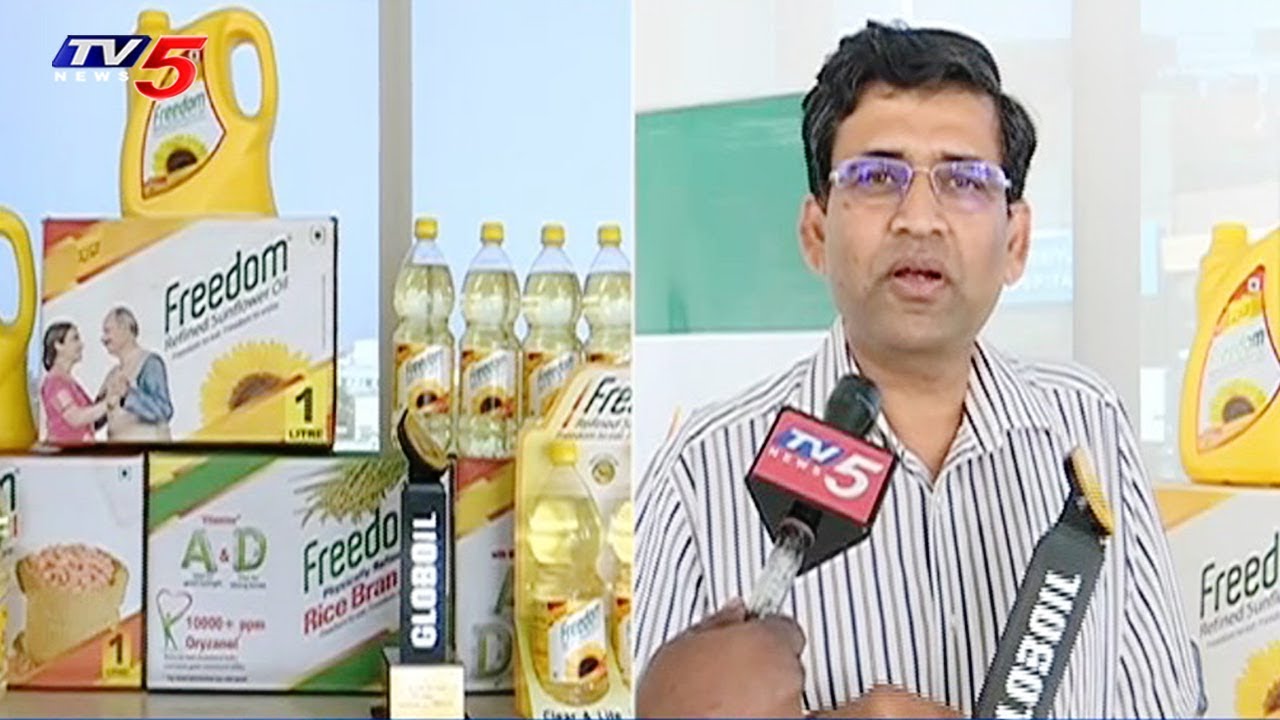 ఫ్రీడం ఆయిల్&zwnj;కు గ్లోబాయిల్ ఇండియా అవార్డ్ | Freedom Oil Gets Awarded by Globoil India Award | TV5