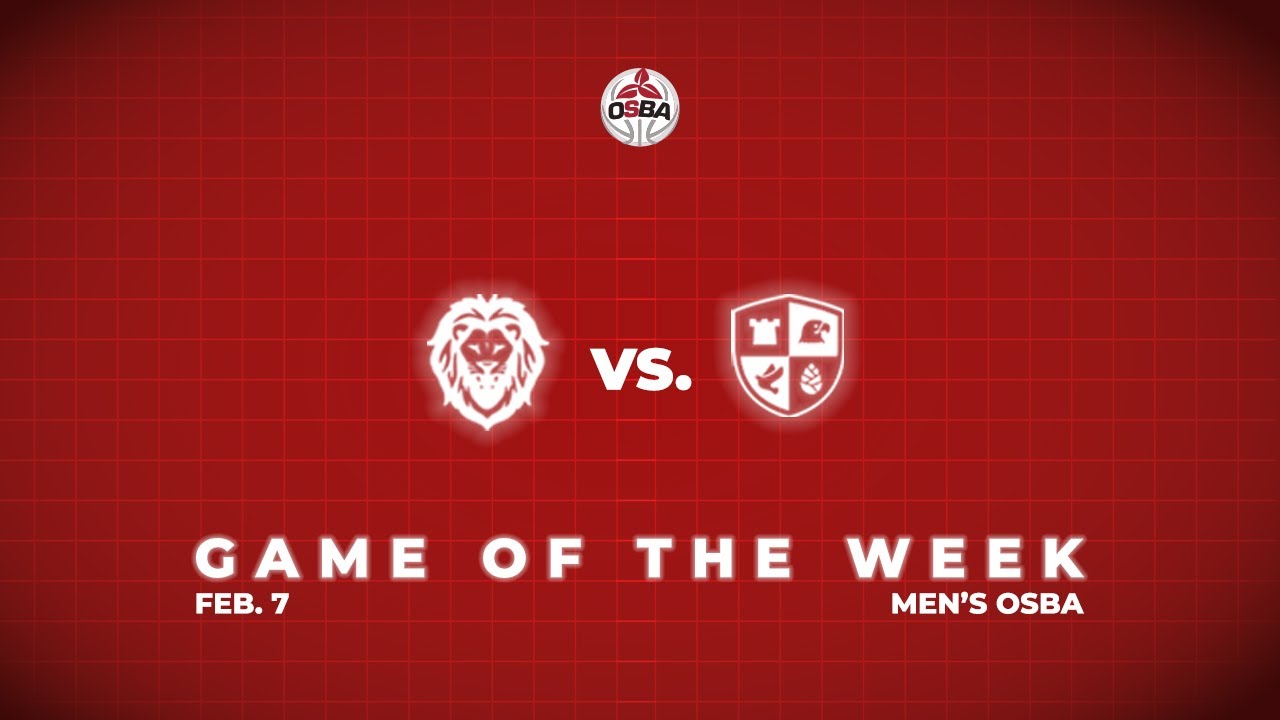 OSBA Men's GOTW - Fort Erie I.A. @ Crestwood Prep [2026-2-07]