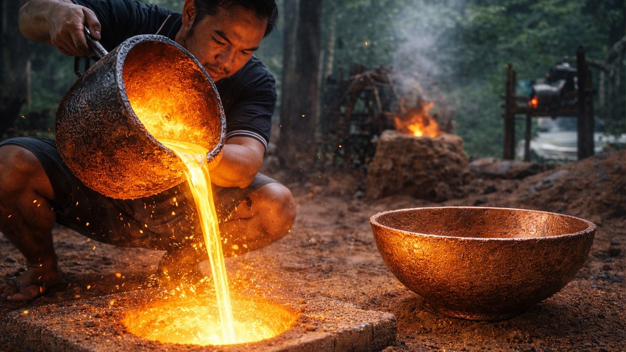 Primitive Bronze Casting: Is It Harder Than It Looks? | by @PrimitiveSkillsnet
