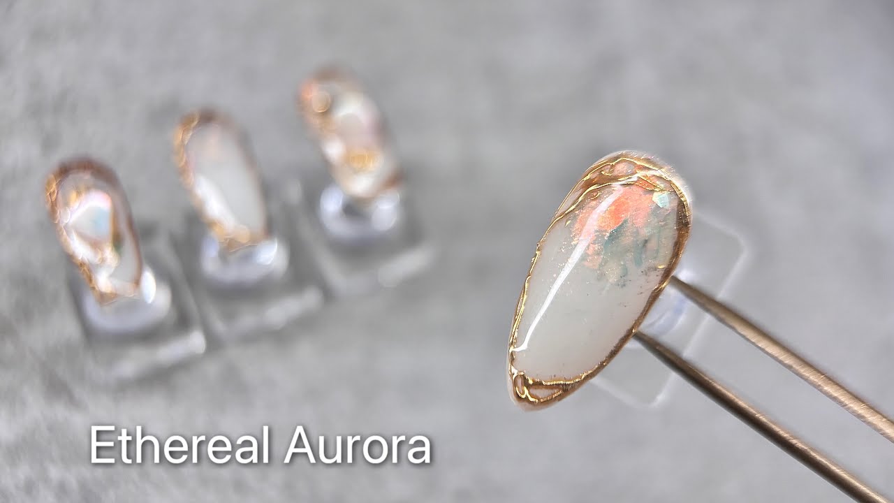 Easy Ethereal Aurora Nails | Step by step tutorial 