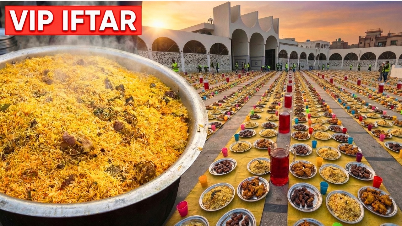 1,500 VIP IFTAR PLATES! 🥘 Sabir Pulao Lahore 4K HDR