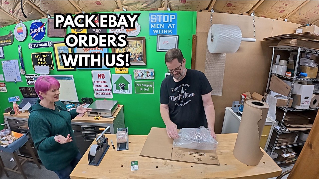 25 EBAY Orders Need to Go Out! Come Pack With Us!