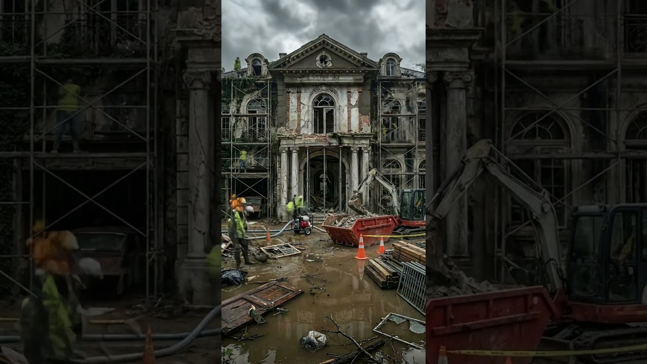 Abandoned European Mansion Restoration